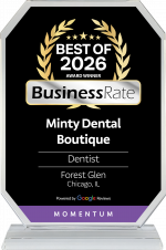 Best of 2026 award badge for Minty Dental Boutique