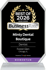 Best of 2026 award badge for Minty Dental Boutique